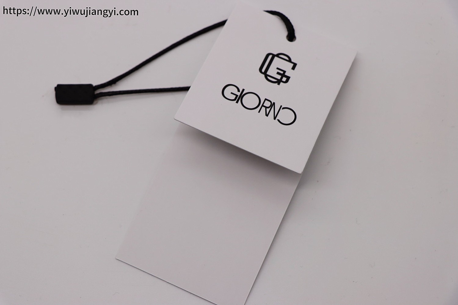 GIORNO Brand Clothing Tag