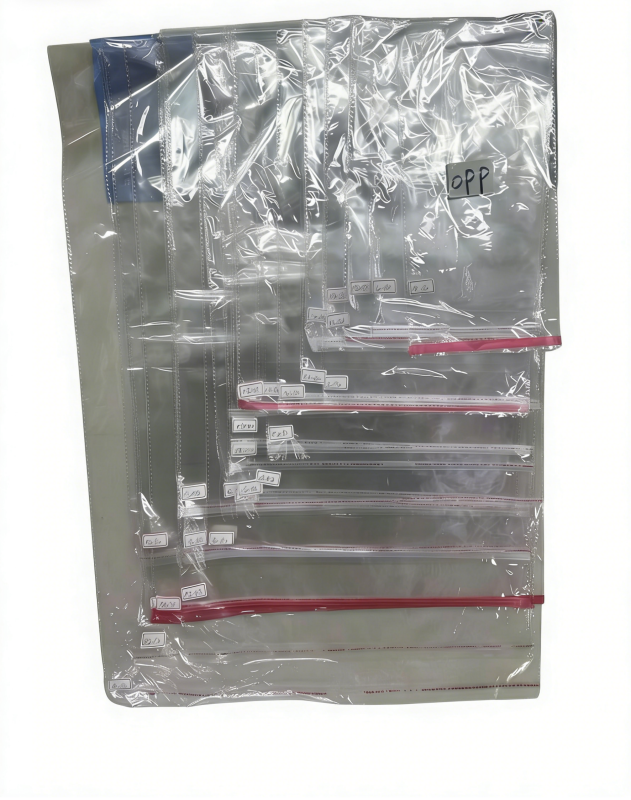 Пакет из ОПП с молнией