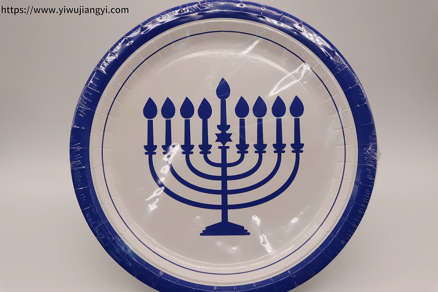 限定烛台图案主题纸盘